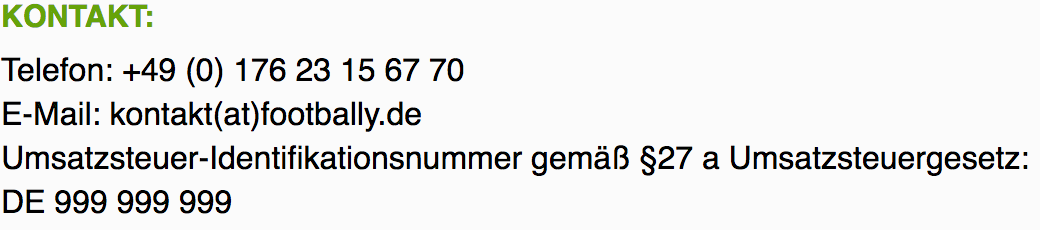 Angaben gemäß §5 TMG